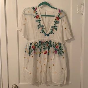 Floral Embroidered Zara Dress